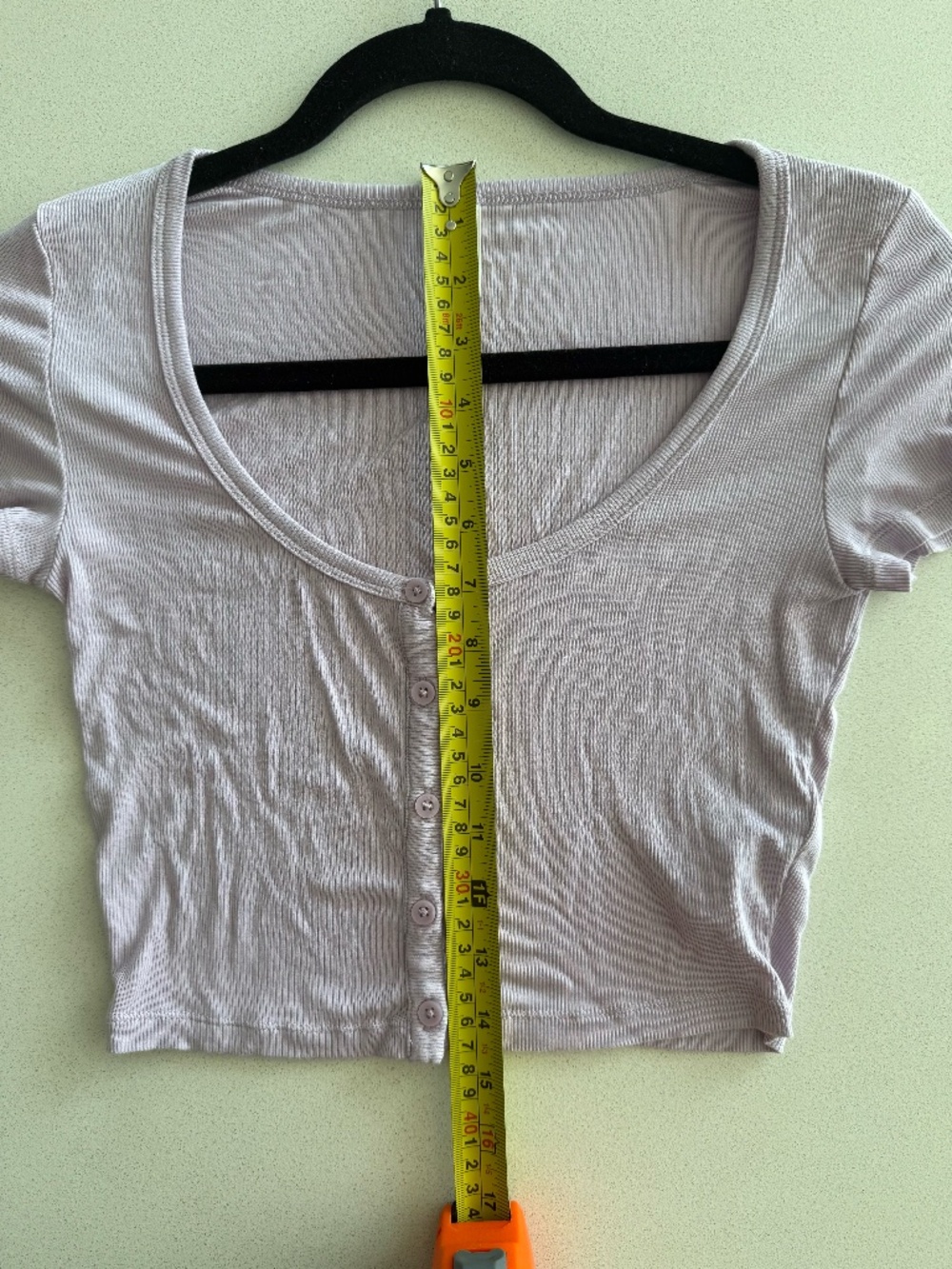 Aritzia Sunday Best Holly Crop Top Purple Size S LIKE NEW - Picture 10 of 10